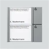 Siedle 200035735-00 Functiemodule voor Accessoires voor deurintercom Kabelgebonden Zilver
