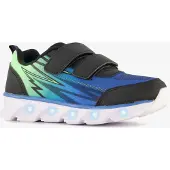 Blue Box jongens sneakers met lichtjes blauw zwart maat 30