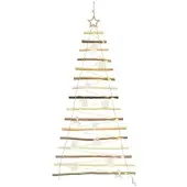 vidaXL Kerstboom Naturel 150 cm Massief essenhout