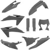 Polisport Complete plastic kit EXC/EXC 24- Grijs