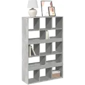 vidaXL Boekenkast 100x33x156,5 cm bewerkt hout betongrijs