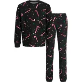 Jack & jones Junior Nachtkledij 'JACTristan' groen / rood / zwart / wit