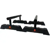 SVELTUS Parallettes 45 cm set 2 stuks zwart