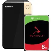 Qnap TS-264-8G, Seagate Ironwolf 8 To