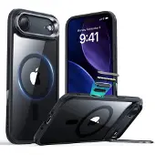 ESR Classic Hybrid Stand CC iPhone Air Hoesje Zwart