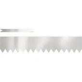 vidaXL Grasafscherming 30 st 100 x 0.05 x 20 cm Roestvrij staal Zilver