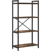 vidaXL Boekenplank 60 x 30 x 120 cm Bewerkt hout Rook Eiken