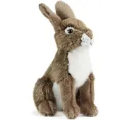 Living Nature Knuffel - 28x26 cm - Hare - Bruin - - OneSize - Knuffels