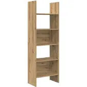 vidaXL Boekenkast Artisan Eiken 60 x 35 x 180 cm Bewerkt hout