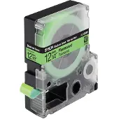 Epson LC-4GBF9 tape zwart op fluorescerend groen 12 mm (9m)