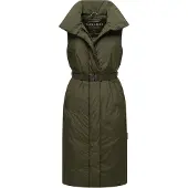 NAVAHOO Bodywarmer 'Abendlied XIV' olijfgroen