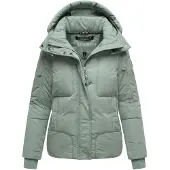 NAVAHOO Winterjas 'Zauberlicht 14' mintgroen