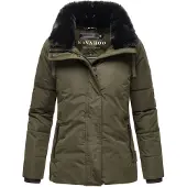 NAVAHOO Winterjas 'Frostii XIV' donkergroen