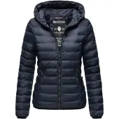 NAVAHOO Dames Gewatteerde Jas Neevia – Modern, Licht & Comfortabel met Capuchon