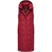 NAVAHOO dames gewatteerd vest Brezelchen – Lang & Warm