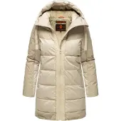 NAVAHOO Winterjas 'Samtkätzchen' beige