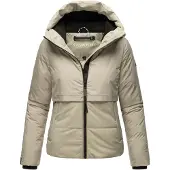 NAVAHOO Functionele jas 'Liebesküken XIV' beige / zwart
