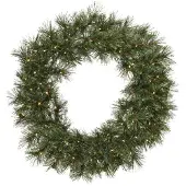 Everlands Cashmere krans BO prel dia. 63 cm groen kerst