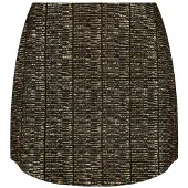 Studio Amaya Eliza Skirt Black Size: M | Mini Skirts Outlet | Dames | Zwart