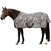 Waldhausen Zebra Surcingles Anti-vliegendeken Wit 155 cm
