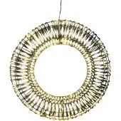 Gehlmann Verlichte Kerstkrans Zwart 720 LED