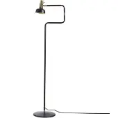 Co Bankeryd Ray vloerlamp zwart-messing