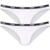 Puma Bikinibroekje Iconic met smalle logo-weefband (2 stuks, Set van 2) | Maat XL