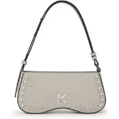 Karl lagerfeld JEANS Schoudertas zilver / wolwit