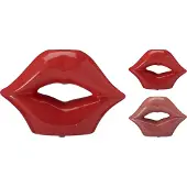 Home & Styling Vaas Lippen 20cm Rood Of Roze Verschillende verschillende Keramiek Home &