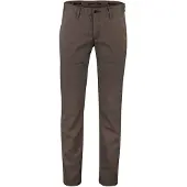 Alberto Smart Look Regular Fit Broek bruin, Effen