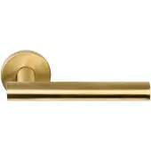 Formani BASICS LBVII-19 deurkruk op rozet EN1906 PVD mat goud