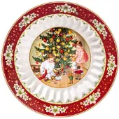 Villeroy & Boch 6x Villeroy & Boch Winter collage, Bord, Veelkleurig