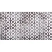 vidaXL Hoofdbord LED 200x5x78/88 cm stof donkerbruin