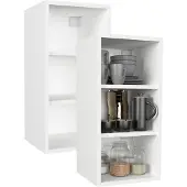 VCM Esilo keuken bovenkastje 30 cm 3 planken wit.