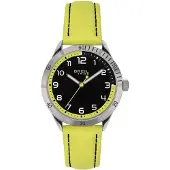 Breil Analoog horloge 'Mate' limoen / zwart / zilver