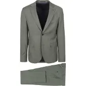 Suitable Strato Toulon Kostuum Wol Groen