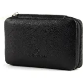Windrose Beluga Juwelenkistje Leer 13 cm zwart