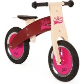 Janod Draisienne en bois bikloon rose/bordeau