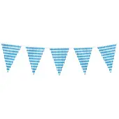 Boland Oktoberfest vlaggenlijn 10 meter (blauw en wit, 10 meter)
