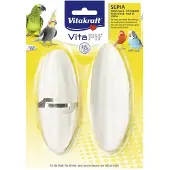 Vitakraft VitaFit Sepia - Inclusief Houder - 10cm - 2 st