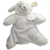 Happy horse Pluche - - Léone het lam - 24 cm - Wit - Zachtheid en tederheid