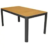 Qopps Tuintafel Mikos - Teak - Rechthoek - 160 cm -
