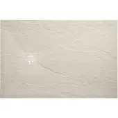 Wiesbaden Stonea Douchebak 90x140cm Composiet - Beige - Composietsteen - Douche, Douchebakken - 8721214108925