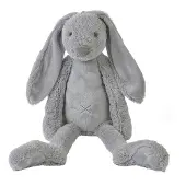 Happy horse Konijn Richie Knuffel 58cm - Grijs - Baby knuffel