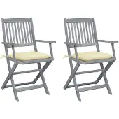 vidaXL Tuinmeubelhoezen 2 st met 12 oogjes 325x205x90 cm