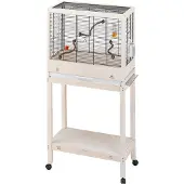 Ferplast Vogelkooistandaard Giulietta 4 57x30x70 cm wit 90104000 online kopen
