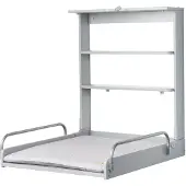 Roba Wandkleedrek taupe + aankleedkussen roba Style grijs