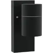 vidaXL Buitenwandlamp 2 st Zwart 6,5 x 10,5 x 16 cm