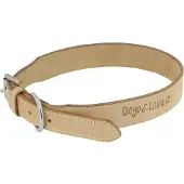 Diego & Louna Leer Natuurlijke Hondenhalsband