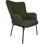 Happy Garden Fauteuil in kaki groene lusstof EIRA